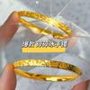O Mesmo Modelo Popular da Joalheria, Pulseira de Escama de Dragão de Celebridade da Internet de Luxo de Nicho, Pulseira de Mel de Abelha para Mulheres com Gelo Picado a Vácuo Galvanizada a Ouro 24K