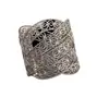 Pulsera de brazo de línea cruzada con diseño punk europeo y americano, pulsera de hip-hop y heavy metal, estilo minimalista, joyería única multicapa para mujer