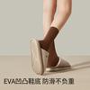 Pantuflas de Algodón Puxi Fulong para Mujer y Hombre para Uso en Interiores en Casa, Gruesas y Cálidas, Forradas de Felpa, Antideslizantes, Resistentes a Olores, Pantuflas de Algodón de Terciopelo de Arándano