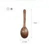 Cuchara de Madera de Acacia Cuchara de Madera Cuchara Cuchara de Madera Cuchara Larga Cuchara de Madera Cuchara de Madera para el Hogar Japonés Cuchara para Arroz Cuchara de Madera