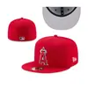 Boné de Baseball MLB Comércio Exterior Novo Boné Fechado Unissex Bordado Hip-Hop Tamanho do Boné Proteção Solar ao Ar Livre Boné à Prova de Vento
