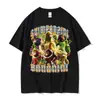 Camiseta Graciosa Cerebro Podrido Italiano Shimpanzini Bananini Mono Algodón