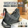Bolsas Femininas Personalizadas da Fábrica de Origem, Bolsas de Ombro Casuais e Versáteis para o Dia a Dia, Bolsas Transversais Azul Jeans, Bolsas Femininas de Estilo Elegante