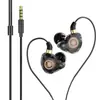 Auriculares de monitorización agujero redondo de 3.5 mm Auriculares MP3 in-ear Auriculares con cable para teléfono móvil música Auriculares universales para computadora