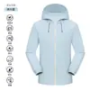 Chaqueta exterior con logo estampado, ropa de trabajo para equipo corporativo, a prueba de viento, impermeable, tres en uno, cálida, chaqueta de alpinismo hecha a medida