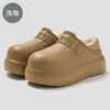 Pantuflas de Algodón Impermeables para Mujer, Uso en Interiores del Hogar, Pantuflas de Felpa, Otoño e Invierno, Resistentes a Manchas, Cálidas, Pantuflas de Algodón con Talón Cerrado para Mujer, Venta al por Mayor