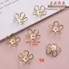 Metal Cobre Toro Cuenta Sombrero Flor Pieza Hecho a mano diy Estilo Mori Coreano Tocado de Novia Joyería para el Cabello Material Decorativo Creativo