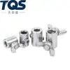 Braçadeira de Cabo de Aço Inoxidável Dispositivo de Travamento Conector Protetor de Coluna Braçadeira de Tensionamento de Guarda-corpo Luva Cabeça de Travamento da Bainha