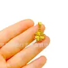 Latón Dorado Niche Versátil Colgante Trébol de Amor Cadena Clavícula Moda Femenina Venta Directa de Fábrica Mayorista