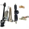 Accesorios de Karting para Motocicleta Eléctrica de Cuatro Ruedas DIY 32-42CM Cremallera de Dirección Columna de Dirección Volante Barra de Dirección Rótula
