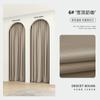 Cortinas para Provadores de Loja de Roupas Dupla Face Mesma Cor Chenille Sem Odor Ganchos para Trilho de Vestiário Venda por Atacado Personalizada