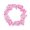 Guirnalda de poliéster hawaiana, guirnalda de cuatro esquinas estilo arcoíris, guirnalda de tela hecha a mano para festival, guirnalda para actuación de baile