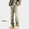 Pantalones de Mezclilla de Verano para Hombre Estilo Hong Kong Nuevos 2023 con Letras Personalizadas Hip-Hop Ins Modernos Modernos Guapos