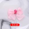 Lazo de moda patrón a cuadros semiacabado accesorios de joyería pasador para niña aro para la cabeza de flor material diy