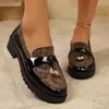 Novedad Primavera/Verano 2026 Estilo Grande Moda Casual Moda Retro Mocasines Planos para Comercio Exterior Transfronterizo