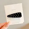Pinzas laterales estilo dopamina con un toque de alta gama, pinzas delicadas con flecos para niñas, pasadores dulces, pinzas de cocodrilo a la moda