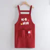 Delantal Publicitario con Impresión de Logo Personalizado y Patrón, Delantal de Camarero de Cocina y Catering, Uniforme de Trabajo, Impermeable y a Prueba de Aceite