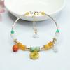 Pulseira Guan Yu Jade Natural Fortuna, Prosperidade e Longevidade Contas de Cabana Joalheria Fábrica Atacado e Dropshipping S3062403