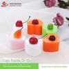 Mini Copo de Mousse Descartável Gelatina Pudim Copo de Plástico Tiramisu Formato de Coração Cubos de Fruta Sobremesas Mesa Copo