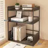 Estante de Almacenamiento de Escritorio Estantería Organizador de Escritorio de Dormitorio y Oficina Estante Pequeño de Clasificación Multicapa Gabinete Artefacto