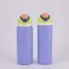 Copo Térmico a Vácuo de Aço Inoxidável 304 de Grande Capacidade para Duas Bebidas, Copo de Frutas de Camada Dupla Fashion, Chaleira Esportiva Portátil