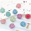 Flor Clásica de Cinco Pétalos Más Vendida Cadena de Garra con Lentejuelas Finas y Perlas Bola de Diamante Acrílico Bolígrafo de Perlas DIY Cadena para Teléfono Móvil Accesorios de Joyería