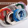 Cuerda de Cuero de Colores Accesorios de Cuerda Trenzada con Lazo Accesorios para Joyería Hecha a Mano DIY Material para Pulsera Collar Accesorios de Colgante