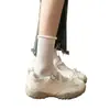 Sapatos Mary Jane de Ballet com Laço para Mulheres 2026 Novo Verão Versátil Aumentadores de Altura Sapatos Casuais de Solado Grosso
