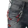 Cadena de Cintura Cruzada Europea y Americana de Mariposa y Bola de Diamantes Seis Capas de Diamante Cadena de Pantalón de Bola de Diamante Completa Cadena Corporal Joyería Hecha a Mano al por Mayor para Mujeres