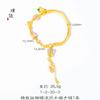 El color a largo plazo no se desvanece. Vietnam arena oro mariposa amor flor tulipán libélula borla con forma media pulsera pulsera nueva mujer china