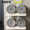 Mesa de noche plegable Solución alternativa para uso doméstico en habitaciones pequeñas, Estante de almacenamiento con cargador de teléfono para mesita de noche