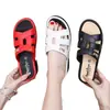 Nuevas sandalias de cuña de moda para mujer, tipo slip-on, adecuadas para usar al aire libre, cómodas y suaves, antideslizantes para la playa, punta redonda, sandalias de punta abierta para mujer