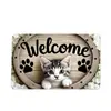 Felpudo Decorativo Interior Semicircular Estilo Americano Temu, Alfombrilla de Pie Absorbente de Agua y Resistente a Manchas para Baño, Alfombrilla de Piso Resistente al Desgaste y Fácil de Cuidar para Habitación