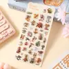 Pegatinas tridimensionales en relieve huecas, pegatinas divertidas de dibujos animados en relieve, pegatinas de burbujas de cristal de gema y diamante, pegatinas para agenda