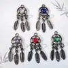 Accesorios de Estilo Oscuro Estilo Europeo y Americano Mariposa Negra Pistola Cruz de Rosa Colgante Pulsera de Cuentas DIY Collar