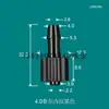 Conector de Plástico PP Blanco y Negro Luer 2.4mm Macho y Hembra Roscado Interno y Externo con Barbas Resistente a la Corrosión y a Altas Temperaturas
