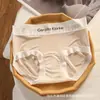 Calcinha infantil de seda gelo sem costura, cintura média, ultrafina, secagem rápida, calcinha estilo triângulo de verão, calcinha feminina estilo máscara facial, calcinha fina de verão para mulheres