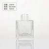Garrafas Espessas para Aromaterapia no Atacado, Quadradas Transparentes Estilo Luxo, Em Estoque, Garrafas Simples para Casa, Garrafas Vazias para Decoração com Fragrância