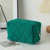 Algodão Floral Acolchoado Batom Armazenamento Bolsa Armazenamento de Cosméticos Feminino Bolsa Fone de Ouvido Cabo de Dados Bolsa Cosmética Bolsa Carteira