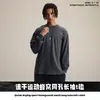 Camiseta Básica de Manga Longa Tendência Masculina Outono e Inverno Nova Secagem Rápida Esportiva Malha Honeycomb Respirável Confortável para Homens