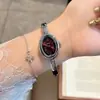 Reloj Pulsera de Bañera Ovalada de Lujo de Nicho Guou para Mujer con Números Romanos Reloj de Cuarzo Reloj de Pulsera Retro para Dama