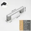 Manijas de Acero Inoxidable para Puertas de Gabinete, Tiradores para Puertas de Armario y Cajones, Manijas para Puertas de Lavavajillas y Refrigerador con Múltiples Opciones de Espaciado