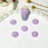Celebridad de Internet M bean accesorios para manicura color mixto mini letras Accesorios de resina de Frijol de Chocolate Decoración de uñas DIY