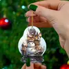 Transfronteiriça Novo Natal Quente Yeti Artesanato Acrílico Joias Floco de Neve Único Decoração Esfera Exquisita