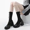 Meias Curtas Estilo Chanel Jk Primavera e Verão Meias de Algodão com Laço Waffle Respiráveis Meias para Panturrilha Meias Doces de Renda para Meninas de Balé