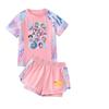 Kpop Hunter Grupo de Meninas Roupa de Banho Infantil Meninas Conjunto Dividido Desenho Animado Manga Curta Shorts Proteção Solar Roupa de Banho Estilo Moderno