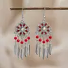 Pendientes Versátiles de Alta Gama para Mujer, Pendientes de Diamante Retro Literarios, Pendientes Bohemios Multicapa, Suministro al por Mayor