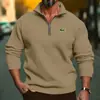 Jaqueta com Capuz Casual Esportiva Transfronteiriça Nova 2023 Moletom com Capuz e Zíper Roupas Masculinas Pode Ser Personalizado com Logo