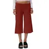 Promoção Quente Moda 'Feminino Slim Fit, Perna Larga' / Calça Confortável de 7 Pontos, , , Verão Plissada, Yoga,