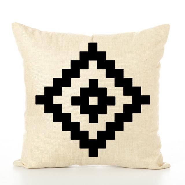 Pillow-Case-Cover-Plaid-Geomet